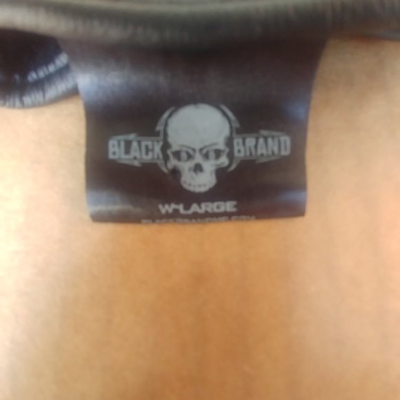 Black Brand real leather gloves Women's Large - Picture 6 of 6